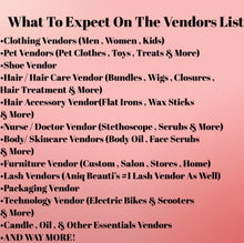 Load image into Gallery viewer, 8 Options From The Vendors List
