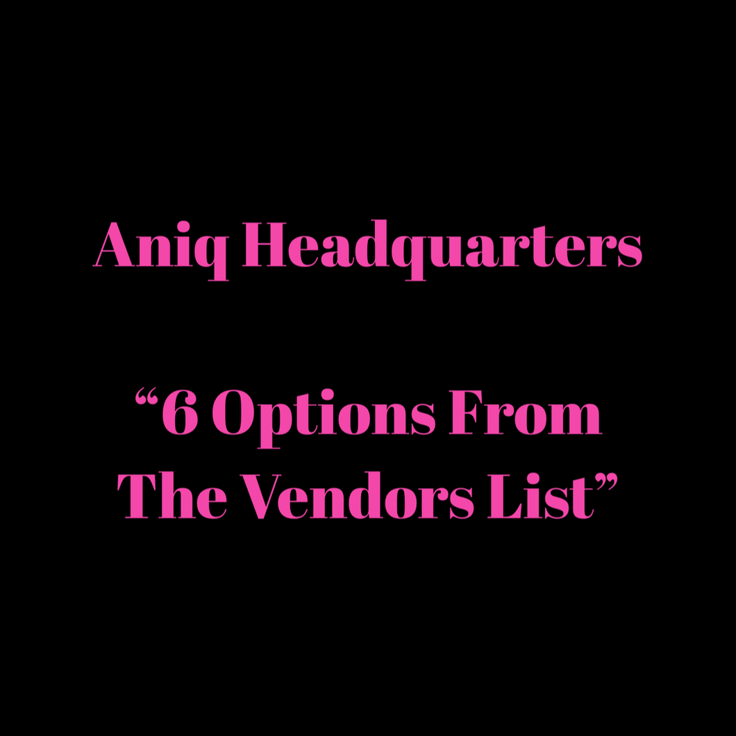 6 Options From The Vendors List